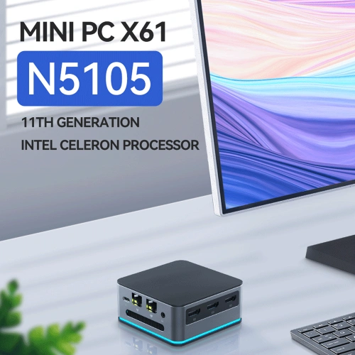 Quạt Mini PC Intel N5105 Bộ xử lý Hỗ trợ Win10 - Ảnh 2