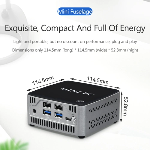 Máy tính mini công nghiệp Intel Core I7 1165G7M.2 SSD - Ảnh 2