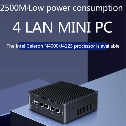 Máy tính mini Intel Celeron J4125 N4000 - Ảnh 3