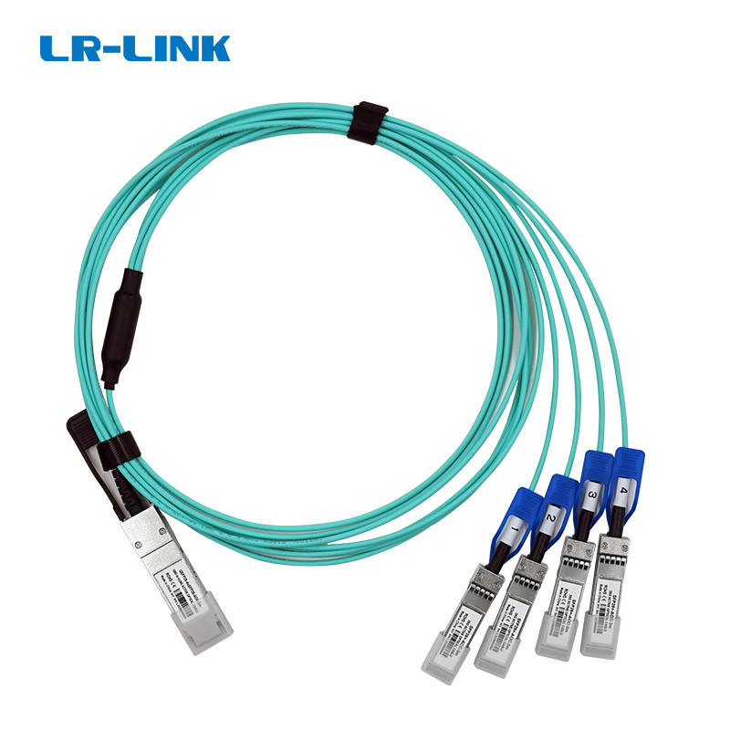 Cáp quang chủ động đột phá 100G QSFP28-4xSFP28-AOC-3m