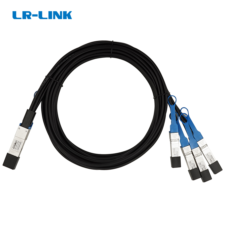 Cáp đồng gắn trực tiếp 100G QSFP28 đến 4x25G SFP28 QSFP28-4xSFP28-DAC-3m