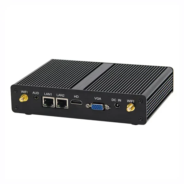 Máy tính mini không quạt với Intel 2955U Core I3 4030U, 2 x LAN, 2 x COM Dòng FMC-BM15 - Ảnh 3