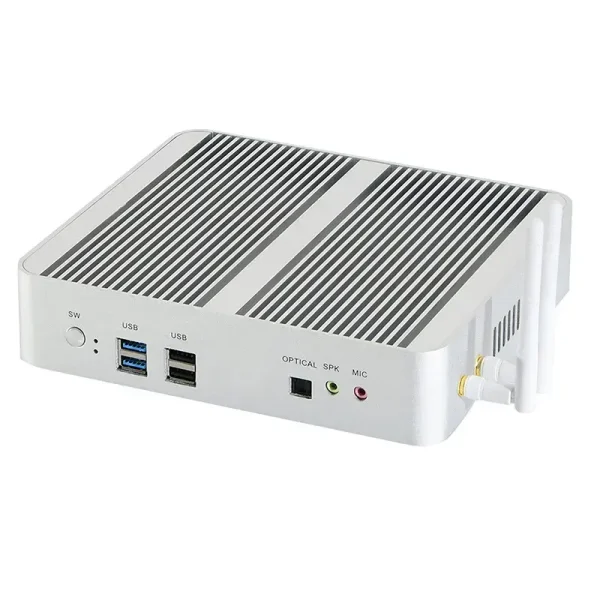 Dòng FMC-BM17 Máy tính mini không quạt với Intel I5 7260U 7267U, 2 x Lan, DP, HDMI, 4G - Ảnh 3