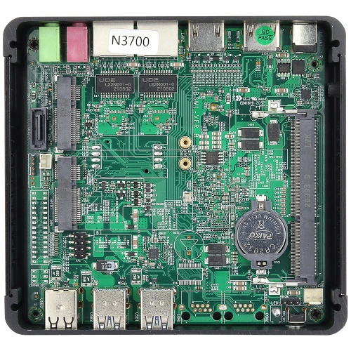 N3700 HTPC Dual LAN Dual HD Mini PC - Ảnh 2