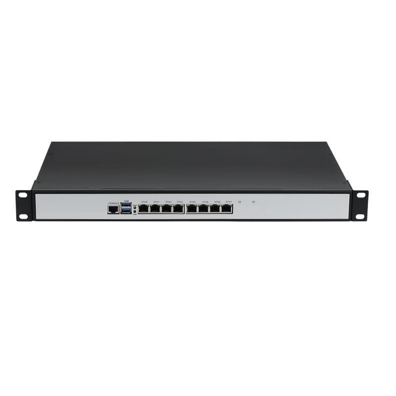 1U Rack tường lửa máy chủ Router VPN Gateway i5-3210M Celeron j4125/3865u 6 hoặc 8 lans hỗ trợ SFP Windows Linux pfsense