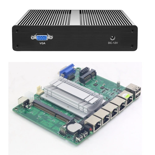 Bộ định tuyến tường lửa LAN RJ45 4 Gigabit Barebone Desktop - Ảnh 3