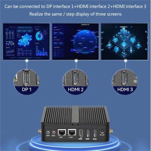 Máy tính công nghiệp mini không quạt Core i3 i5 - Ảnh 3