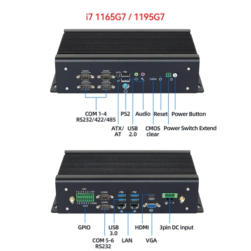 Máy tính công nghiệp không quạt i5 i7 - Ảnh 2