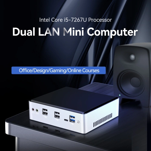 Máy tính mini Intel Core Dual LAN Dual DDR4 - Ảnh 4