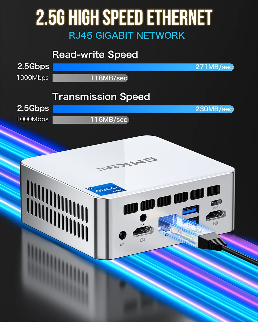 Máy tính mini Intel Core i5 12450H thế hệ thứ 12–NucBox M3 - Ảnh 2
