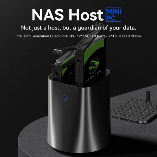 Bộ định tuyến NAS Intel N100 2 LAN - Ảnh 2