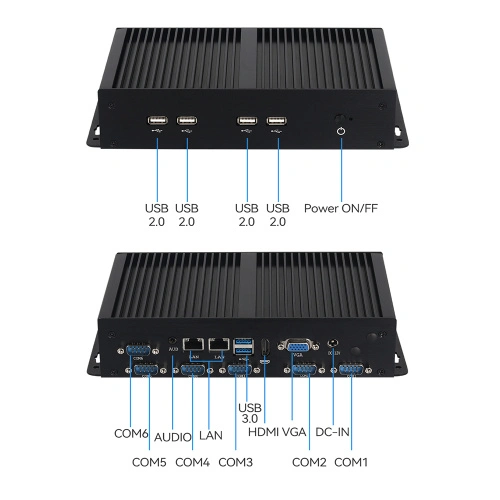 Máy tính công nghiệp mini Intel Core 6COM Dual LAN - Ảnh 2