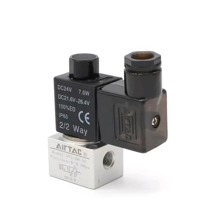 Airtac 3V2-06-NC: Van điện từ (3/2 chiều) – 3V206NCBT