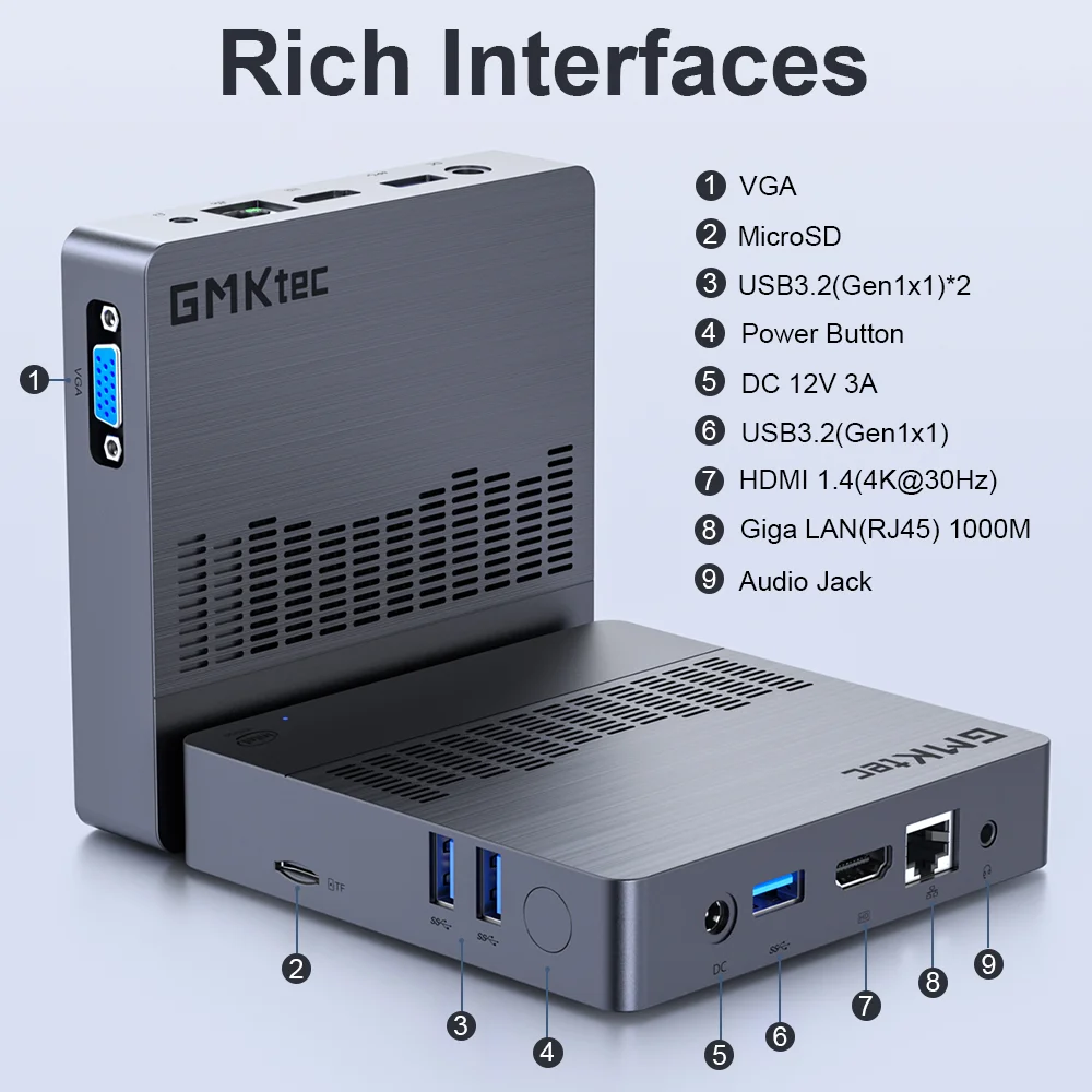 Máy tính mini Intel Celeron N4100–NucBox 8 - Ảnh 3
