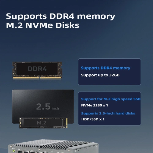 Máy tính mini XCY Intel Core i5-8260U DDR4 - Ảnh 2