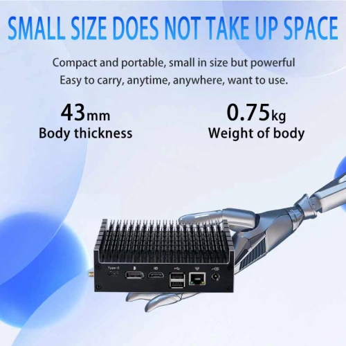 Máy tính mini Intel Pentium Gold 5405U - Ảnh 2