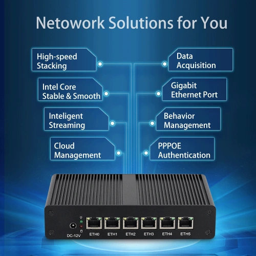 Home Enterprise 6LAN PFsense Firewall Mini PC 4405U - Ảnh 5