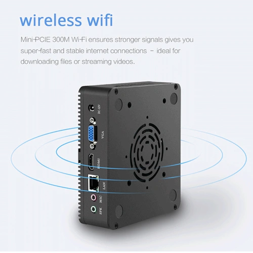 Máy tính cá nhân Mini PC không quạt - Ảnh 4