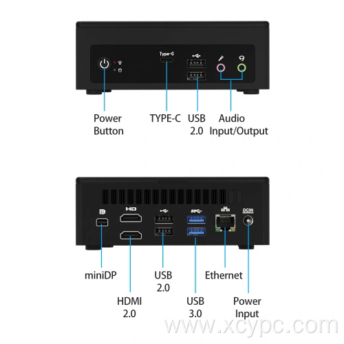 Máy tính mini 3 màn hình đơn I7-1260P - Ảnh 2