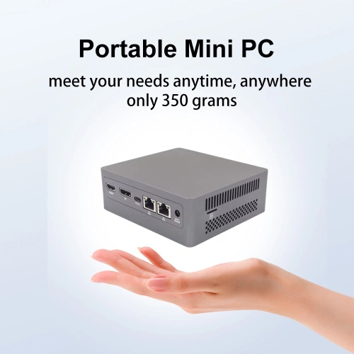 Máy tính mini hiển thị ba màn hình Intel N100/N5095 Dual-Ethernet - Ảnh 3