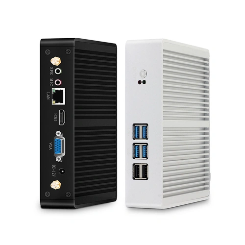 Máy tính để bàn Mini PC màu bạc - Ảnh 3