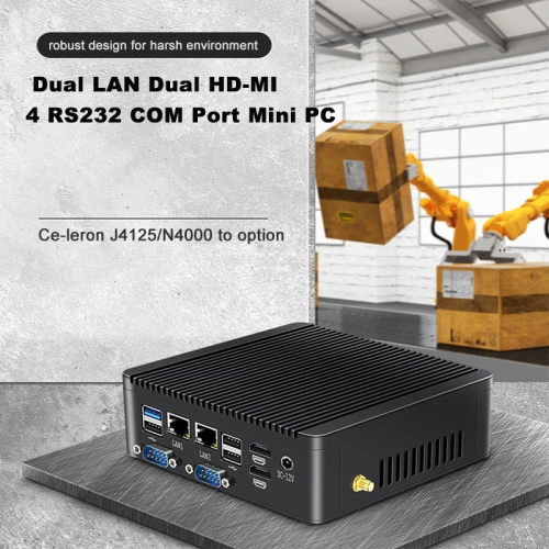 Máy tính mini công nghiệp Dual LAN J4125 DDR4 - Ảnh 4