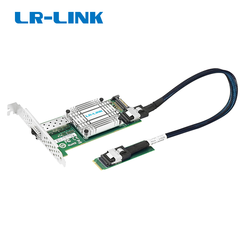 Bộ chuyển đổi mạng Ethernet 10G một cổng sang SFF-8087/M.2 (Dựa trên Intel 82599) LRES2221PF-SFP+