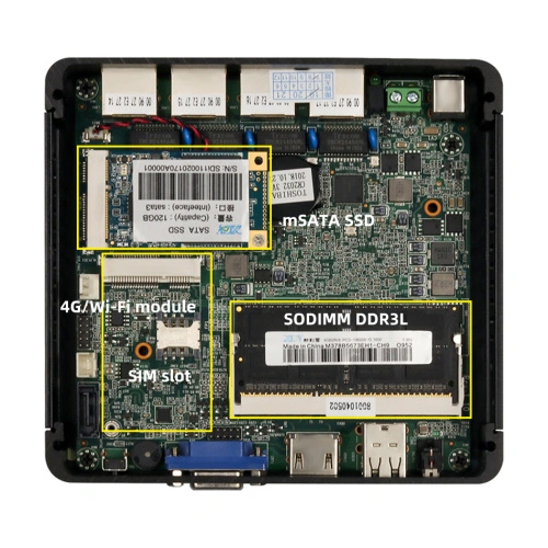 Tường lửa J4125 4*RJ45 Máy tính không quạt Pfsense - Ảnh 4
