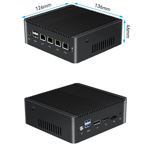 Máy tính mini Intel Celeron J4125 N4000 - Ảnh 2