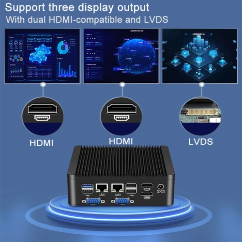 Máy tính mini công nghiệp Dual LAN J4125 DDR4 - Ảnh 2