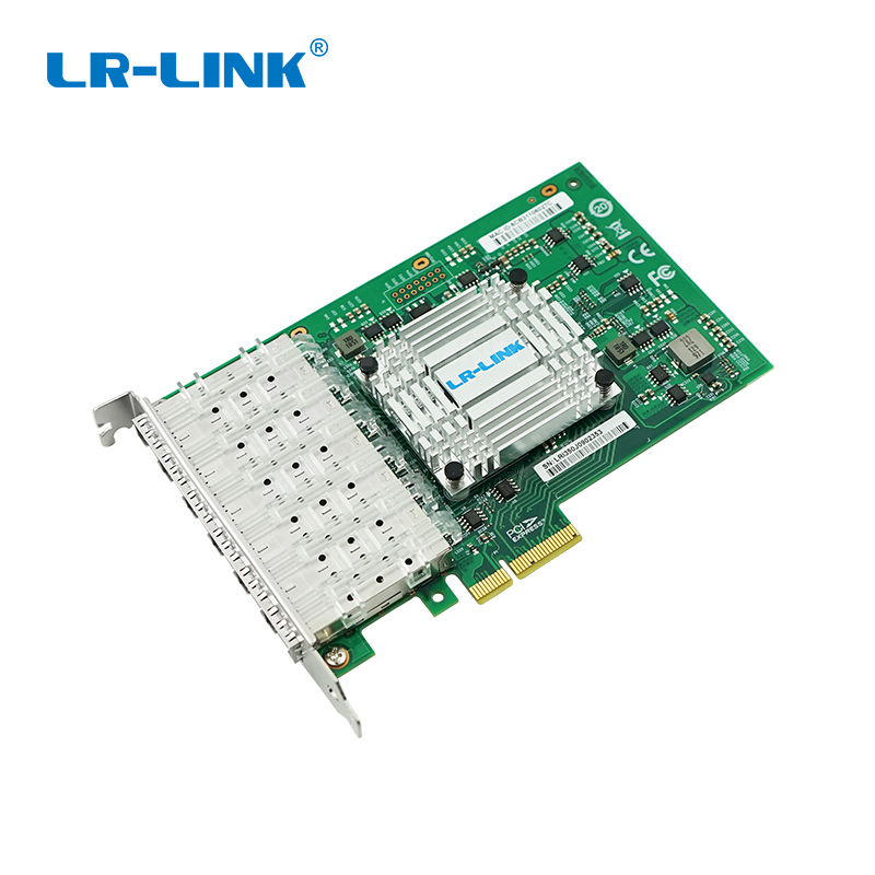 Bộ điều hợp máy chủ SFP 1G PCIe x4 sáu cổng (Intel I350) LRES1006PF-6SFP