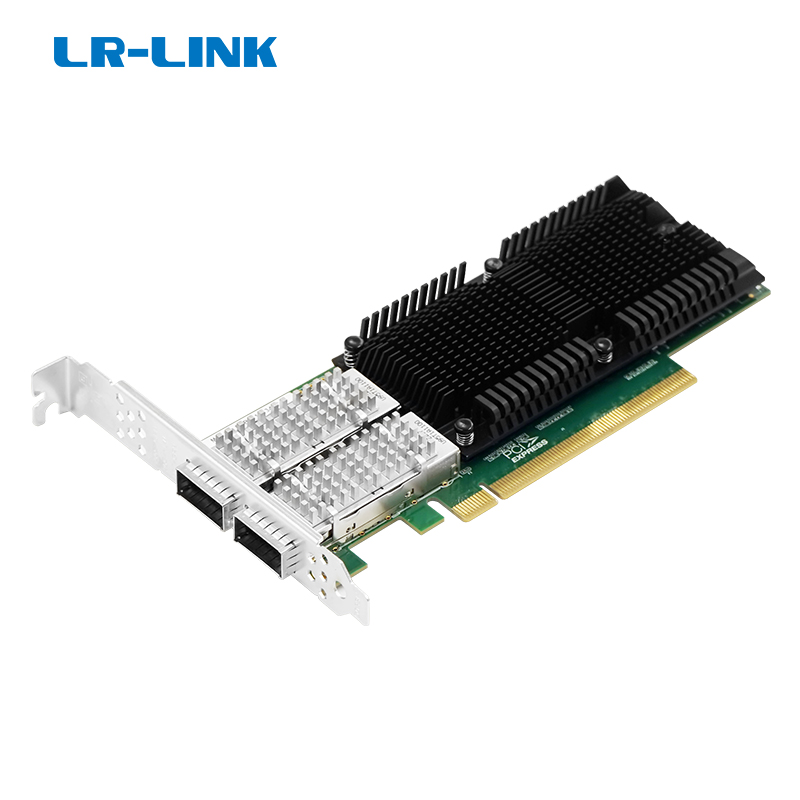 Bộ điều hợp mạng Ethernet PCIe x16 100G QSFP28 cổng kép (Intel E810) LRES1014PF-2QSFP28