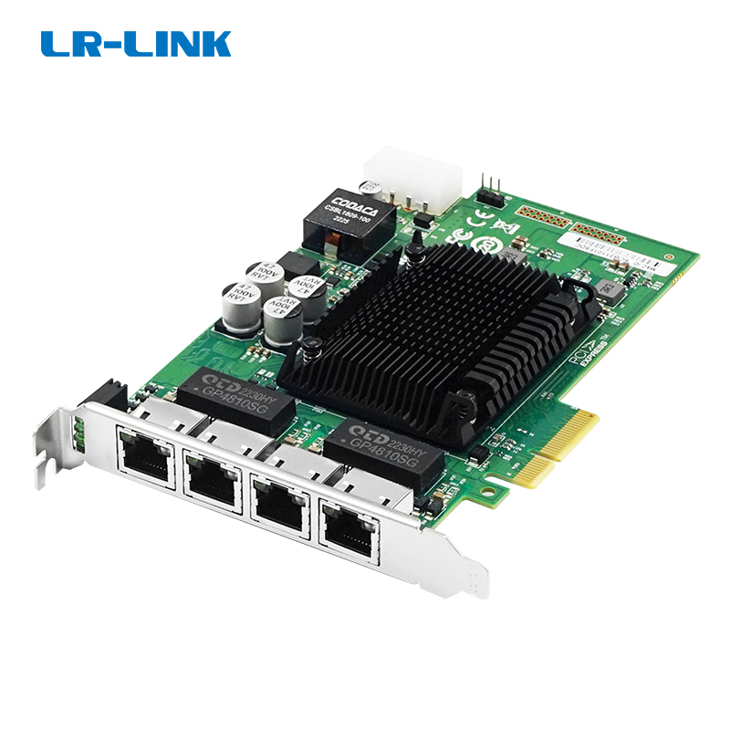 Bộ thu khung Ethernet Gigabit PoE+ PCIe x4 Quad-port (WX1860) LRES2049PT-POE