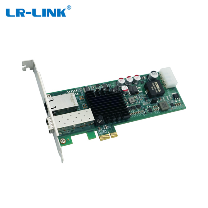 Bộ chuyển đổi mạng Ethernet Gigabit SFP & PoE+ cổng kép PCIe x1 (Intel I350) LRES4004TF-POE