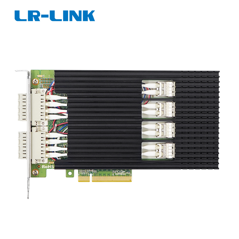 Bộ điều hợp mạng Ethemet PCIe x8 Multimode Quad-port 10G SR Dual-way Bypass (Intel XL710) LRES8003PF-BP-SR