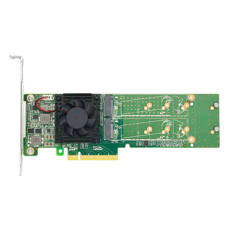 LRNV9547LP-2I PCI Express x 8 sang Dual M.2 NVMe SSD
