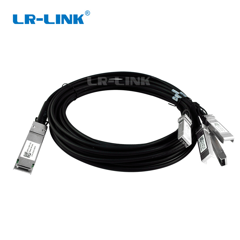 Cáp đồng gắn trực tiếp 40G QSFP+ đến 4x10G QSFP+-4xSFP+-DAC-3m