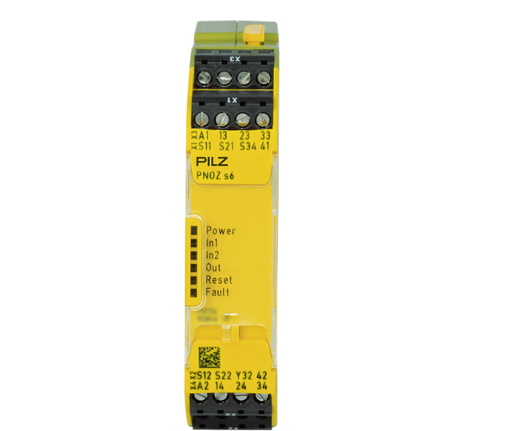 Safety relay PILZ PNOZ s6 48-240VACDC 3 n/o 1 n/c