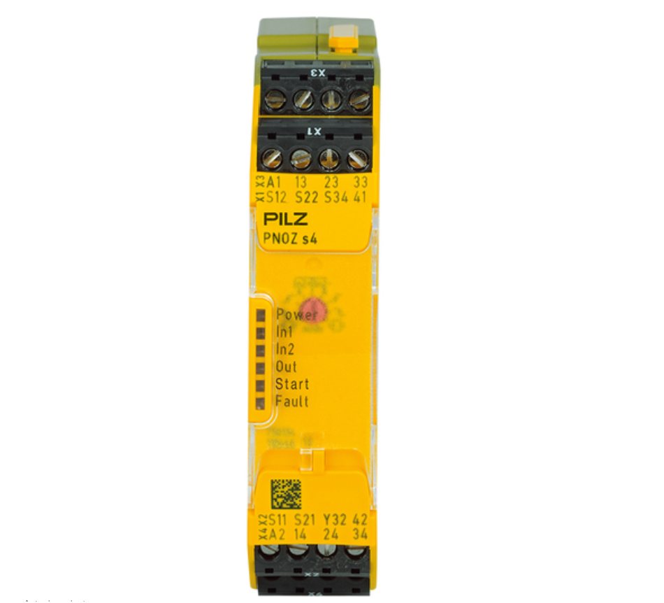 Safety relay PILZ PNOZ s4 48-240VACDC 3 n/o 1 n/c
