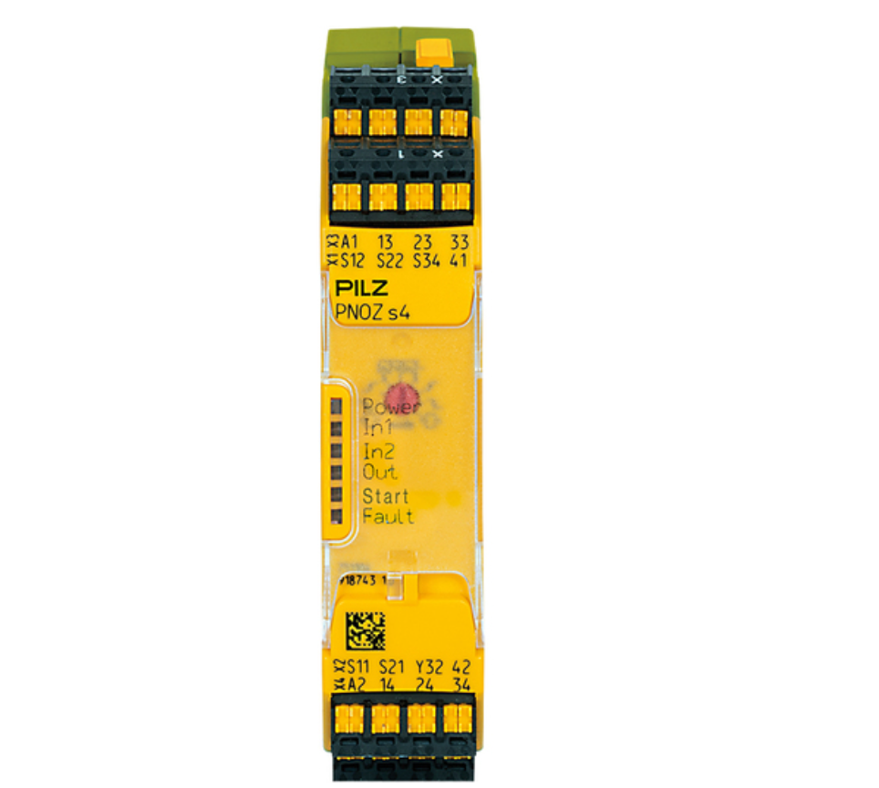 Safety relay PILZ PNOZ s4 C 24VDC 3 n/o 1 n/c coated
