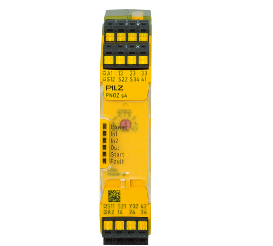 Safety relay PILZ PNOZ s4 C 48-240VACDC 3 n/o 1 n/c