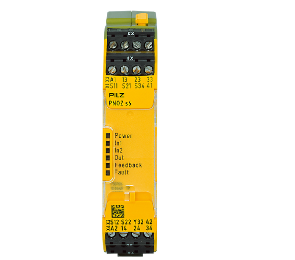 Safety relay PILZ PNOZ s6 24VDC 3 n/o 1 n/c