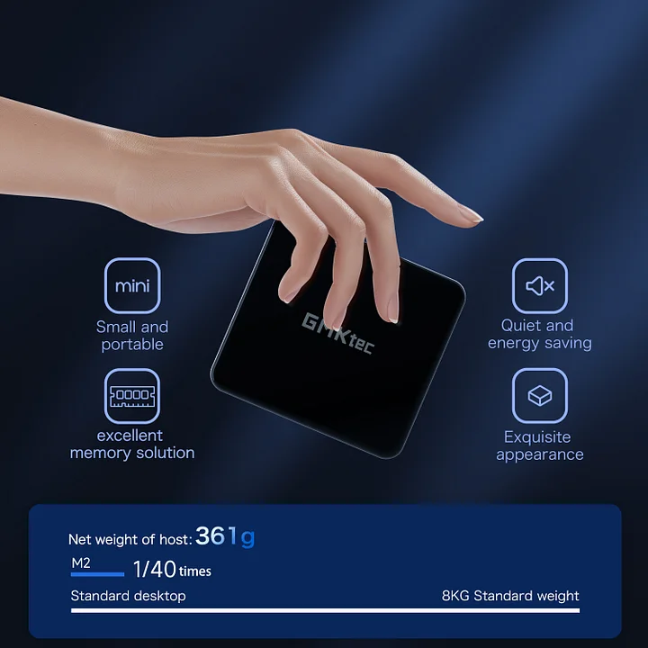 Máy tính mini Intel Core i7 11390H thế hệ thứ 11–NucBox M2 - Ảnh 4