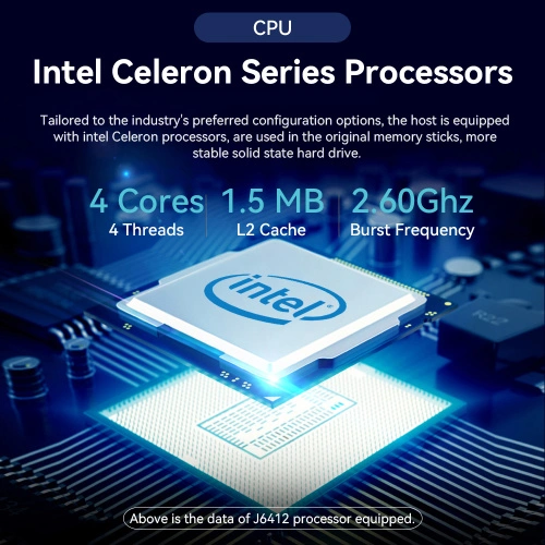 Máy tính công nghiệp không hâm mộ Intel Celeron J6412 DDR4 – X30A Dual LAN Dual COM - Ảnh 5