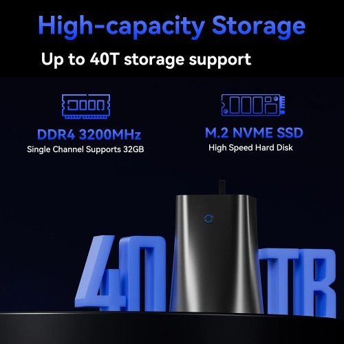 Máy tính Mini Nas có mạng LAN Dual Intel N100 - Ảnh 2