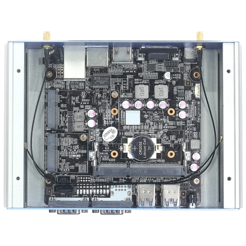 Máy tính công nghiệp mini không quạt Dual LAN - Ảnh 3