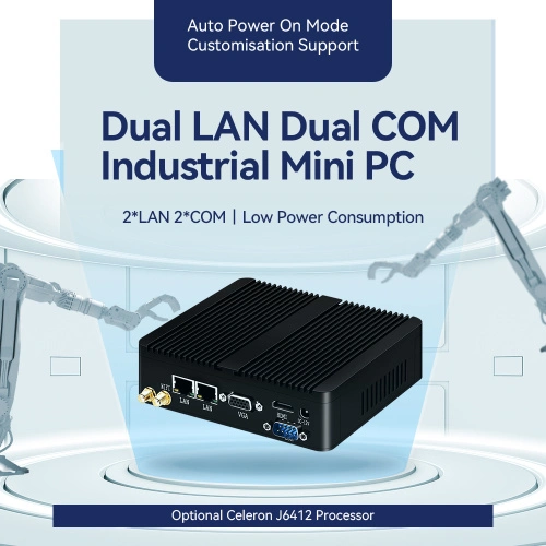 Máy tính công nghiệp không quạt Intel Celeron J6412 DDR4 - Ảnh 3