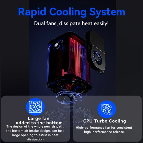 Máy tính Mini Nas có mạng LAN Dual Intel N100 - Ảnh 3