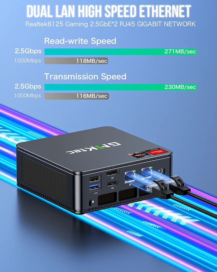 Máy tính mini AMD Ryzen 7 7735HS–NucBox K5 - Ảnh 5