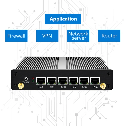 6 RJ45 LAN Tường lửa Mini PC - Ảnh 4
